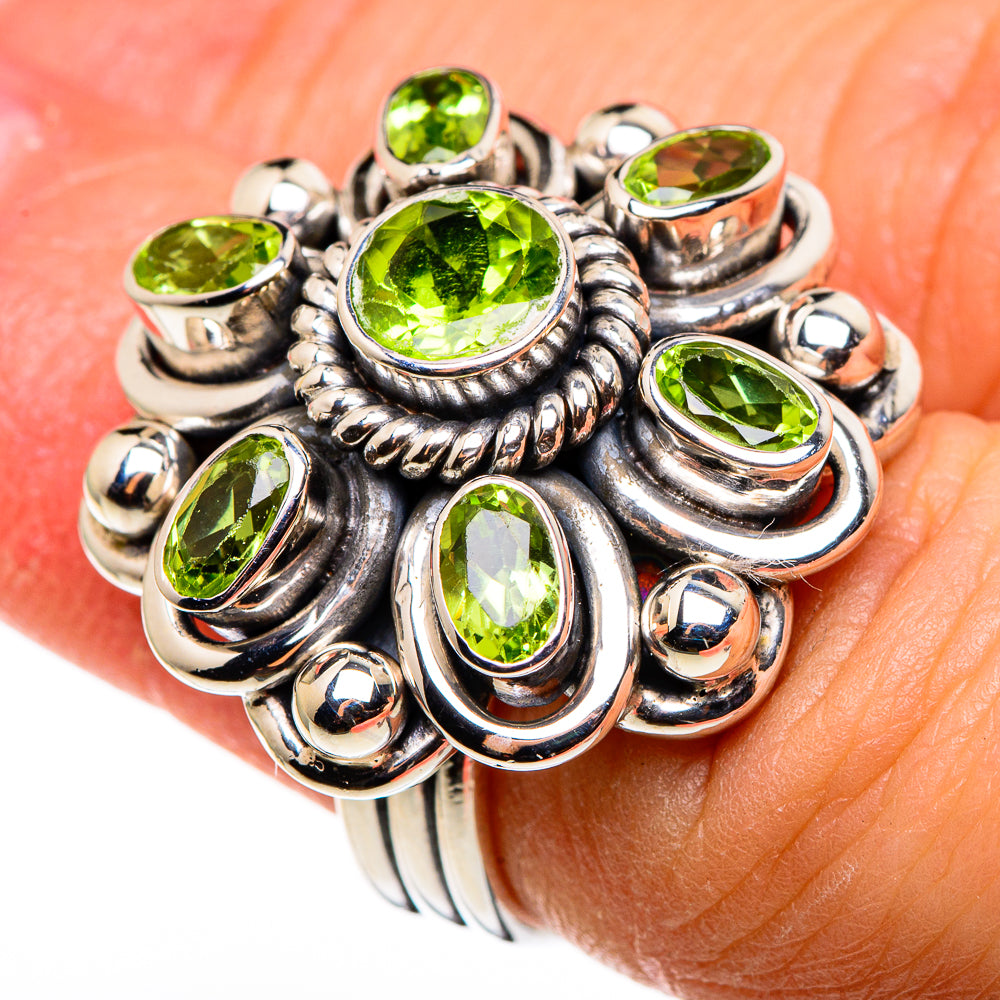 Peridot Rings handcrafted by Anasilvercos - RING85371