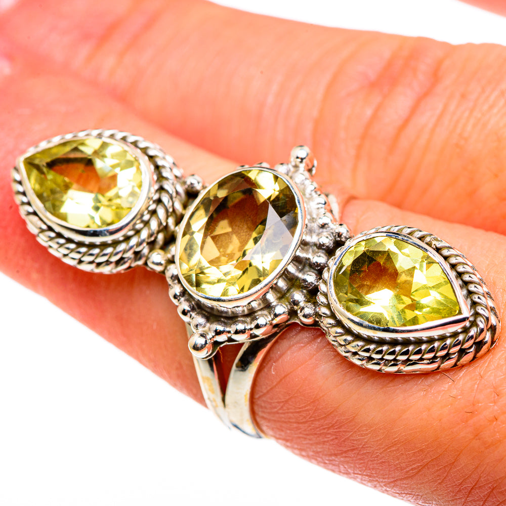 Citrine Rings handcrafted by Anasilvercos - RING85384