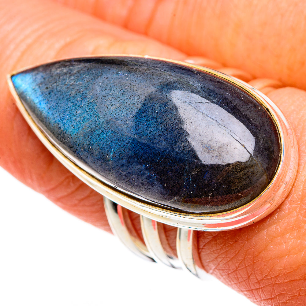 Labradorite Rings handcrafted by Anasilvercos - RING85385