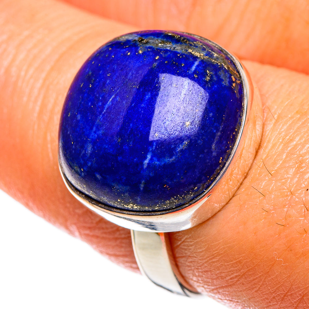 Lapis Lazuli Rings handcrafted by Anasilvercos - RING85402