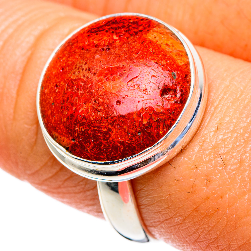 Sponge Coral Rings handcrafted by Anasilvercos - RING85417