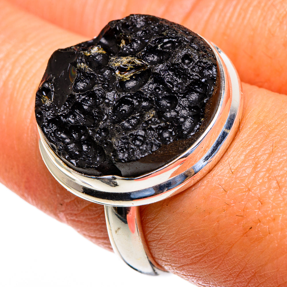 Tektite Rings handcrafted by Anasilvercos - RING85432
