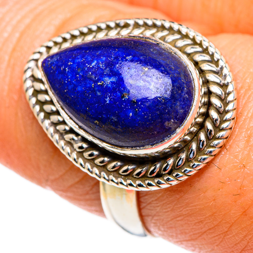 Lapis Lazuli Rings handcrafted by Anasilvercos - RING85443