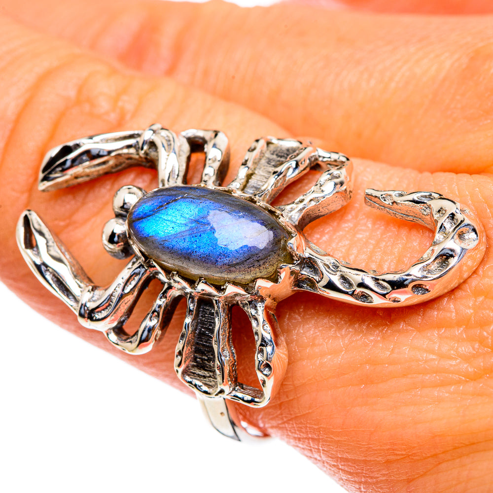 Labradorite Rings handcrafted by Anasilvercos - RING85447
