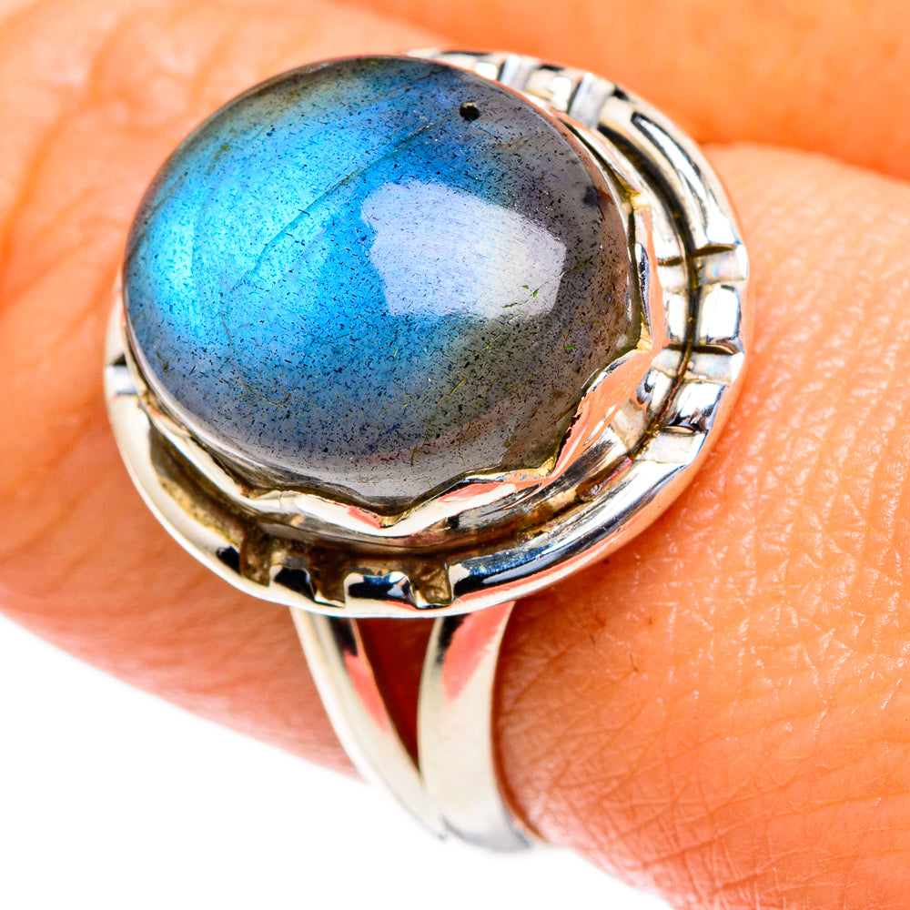 Labradorite Rings handcrafted by Anasilvercos - RING85448