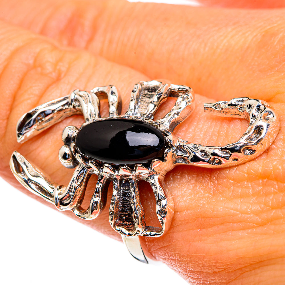 Black Onyx Rings handcrafted by Anasilvercos - RING85480