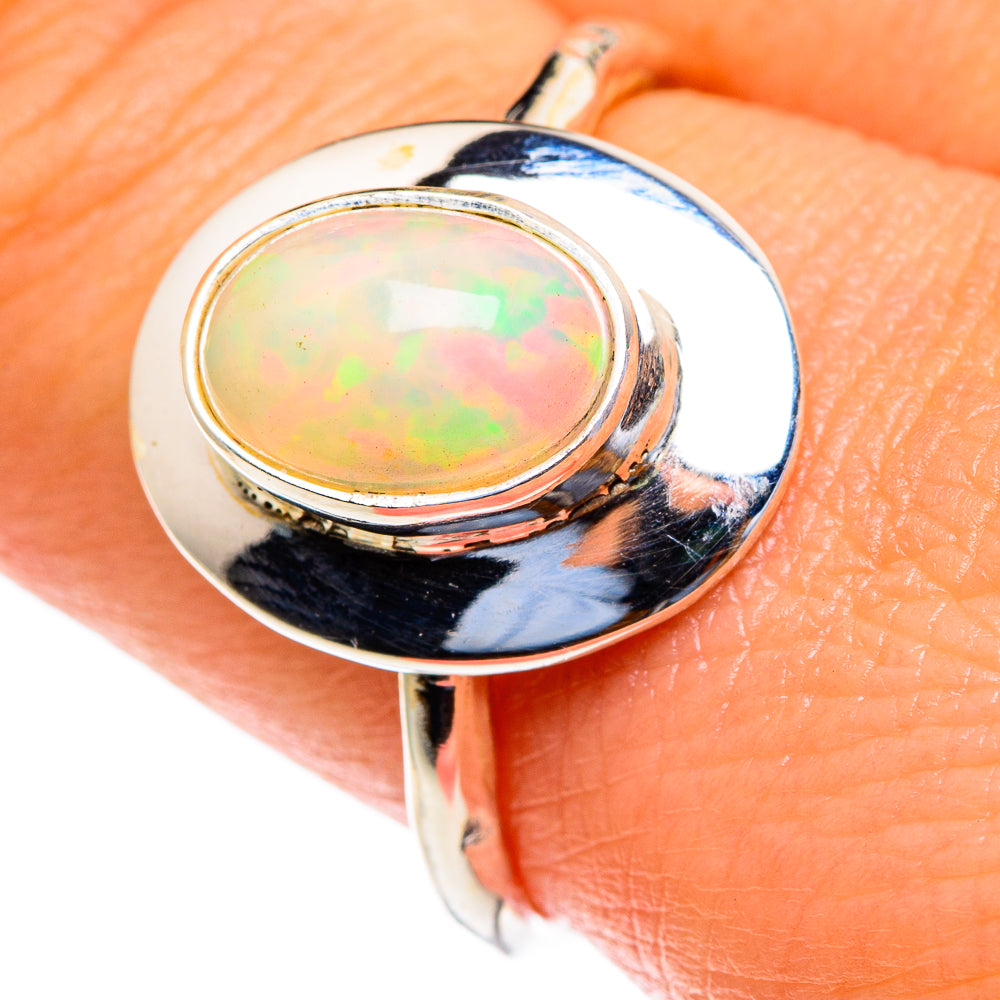 Ethiopian Opal Rings handcrafted by Anasilvercos - RING85488