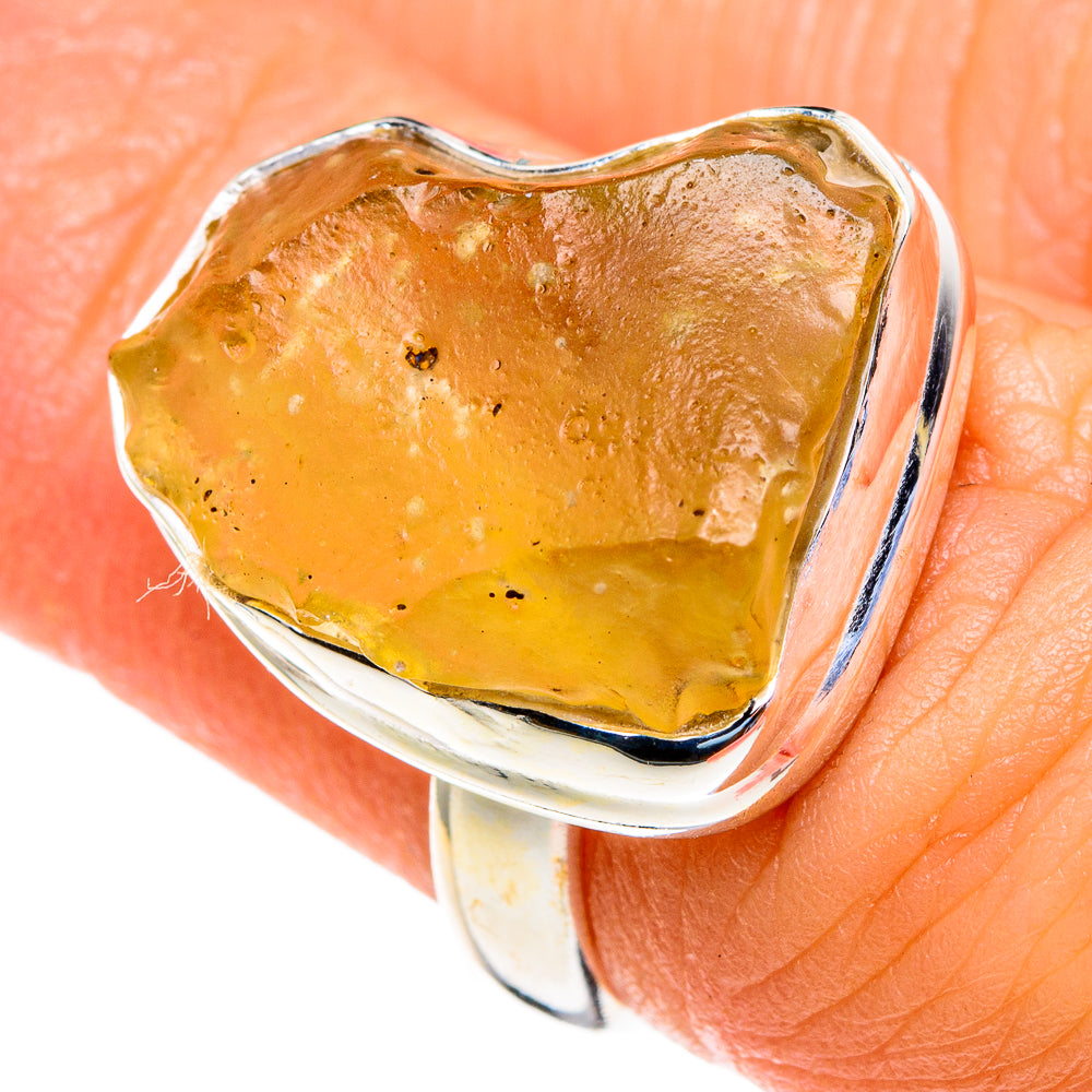 Libyan Glass Rings handcrafted by Anasilvercos - RING85514