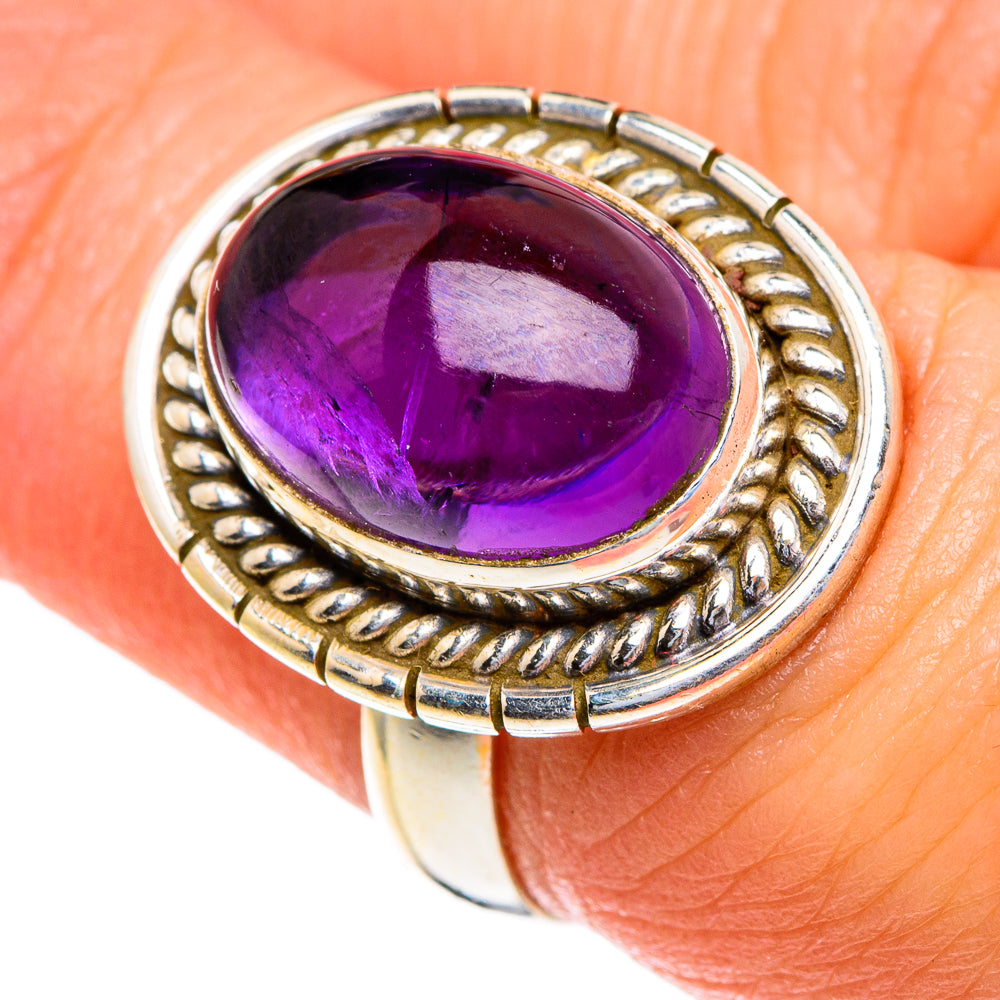 Amethyst Rings handcrafted by Anasilvercos - RING85520