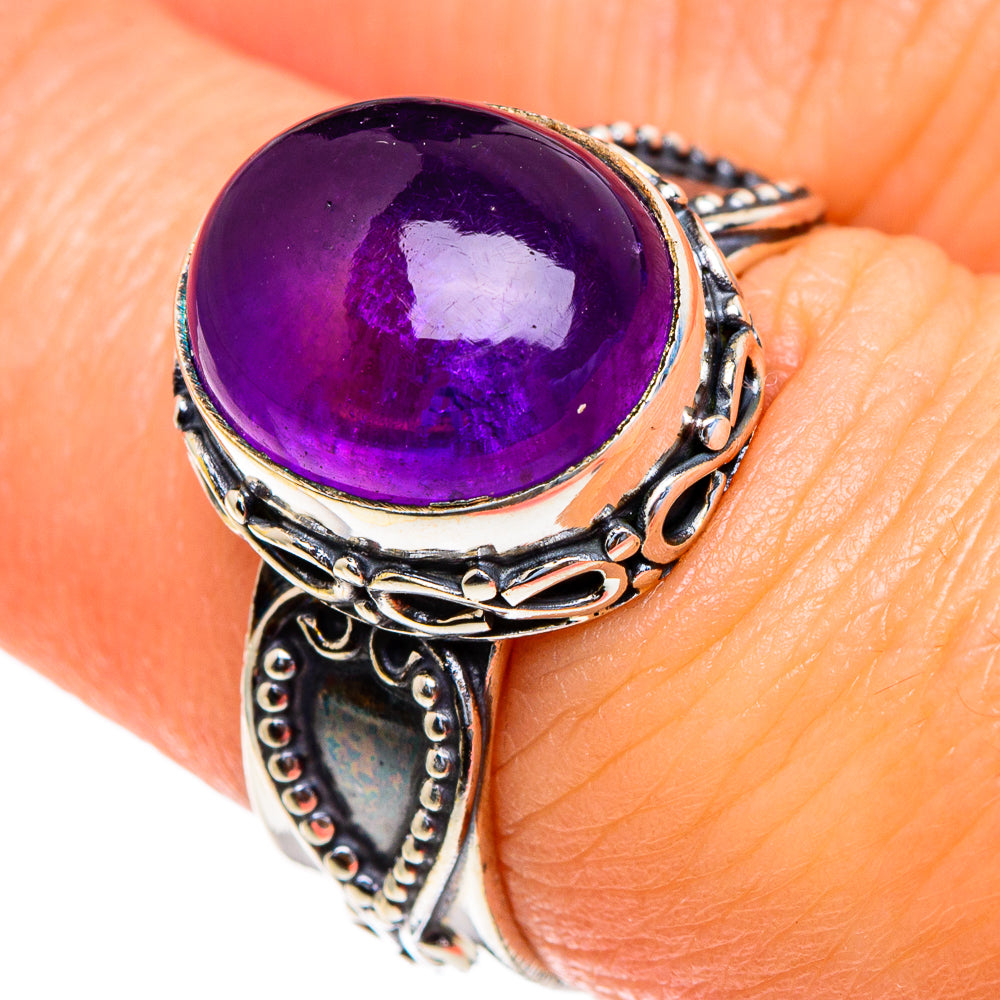 Amethyst Rings handcrafted by Anasilvercos - RING85521