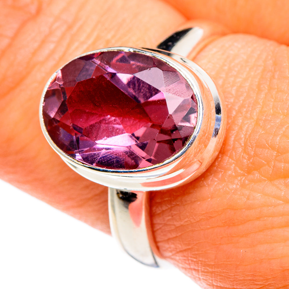 Color Change Alexandrite (lab.) Rings handcrafted by Anasilvercos - RING85524