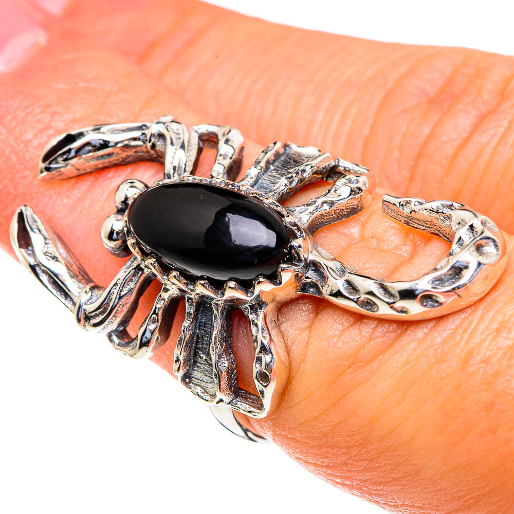 Black Onyx Rings handcrafted by Anasilvercos - RING85526