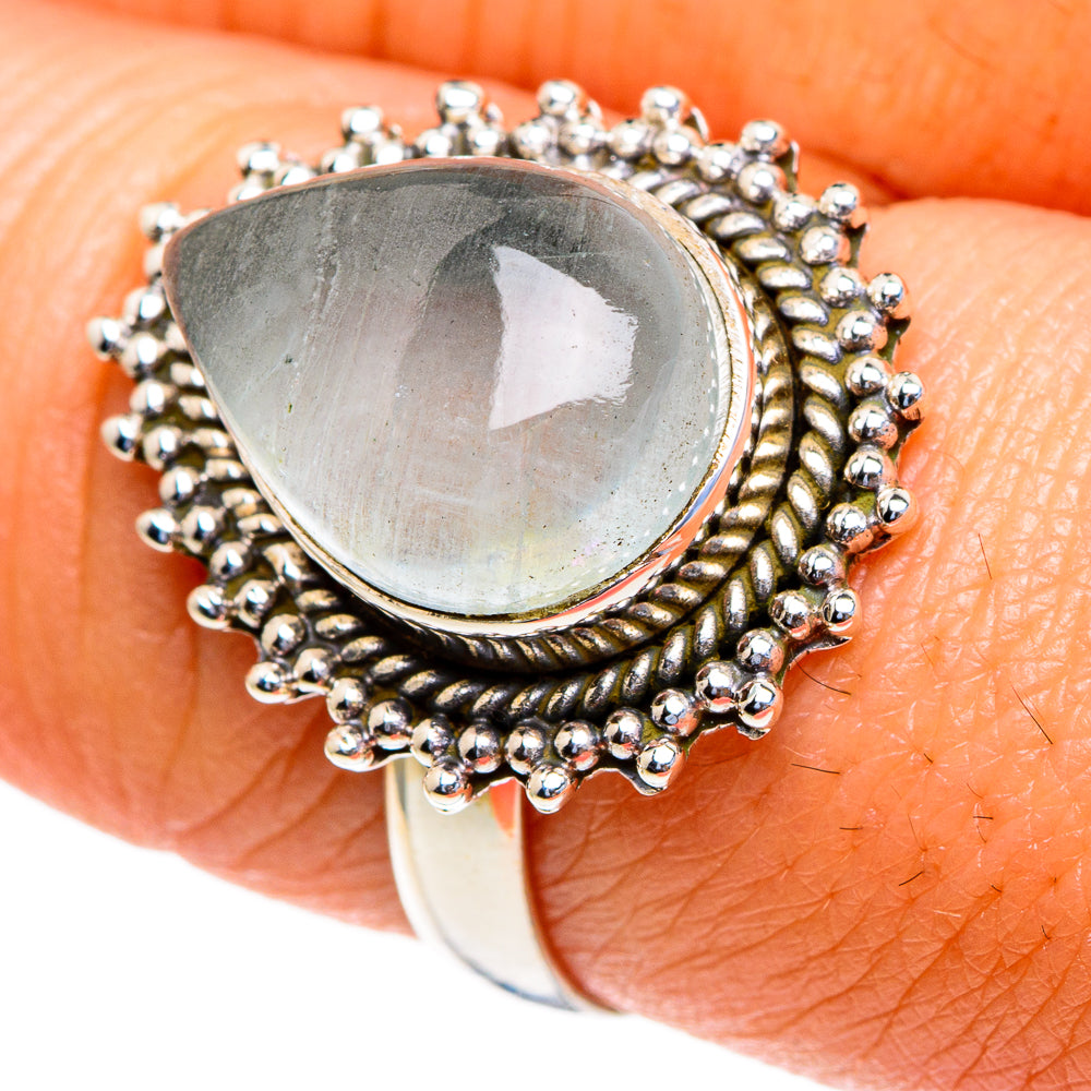 Aquamarine Rings handcrafted by Anasilvercos - RING85534