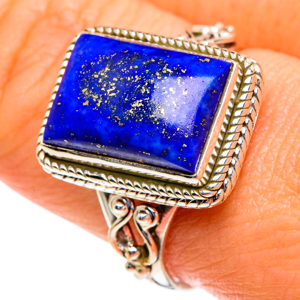 Lapis Lazuli Rings handcrafted by Anasilvercos - RING85541