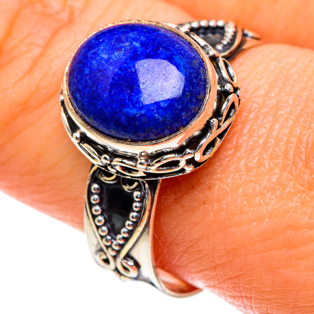 Lapis Lazuli Rings handcrafted by Anasilvercos - RING85543