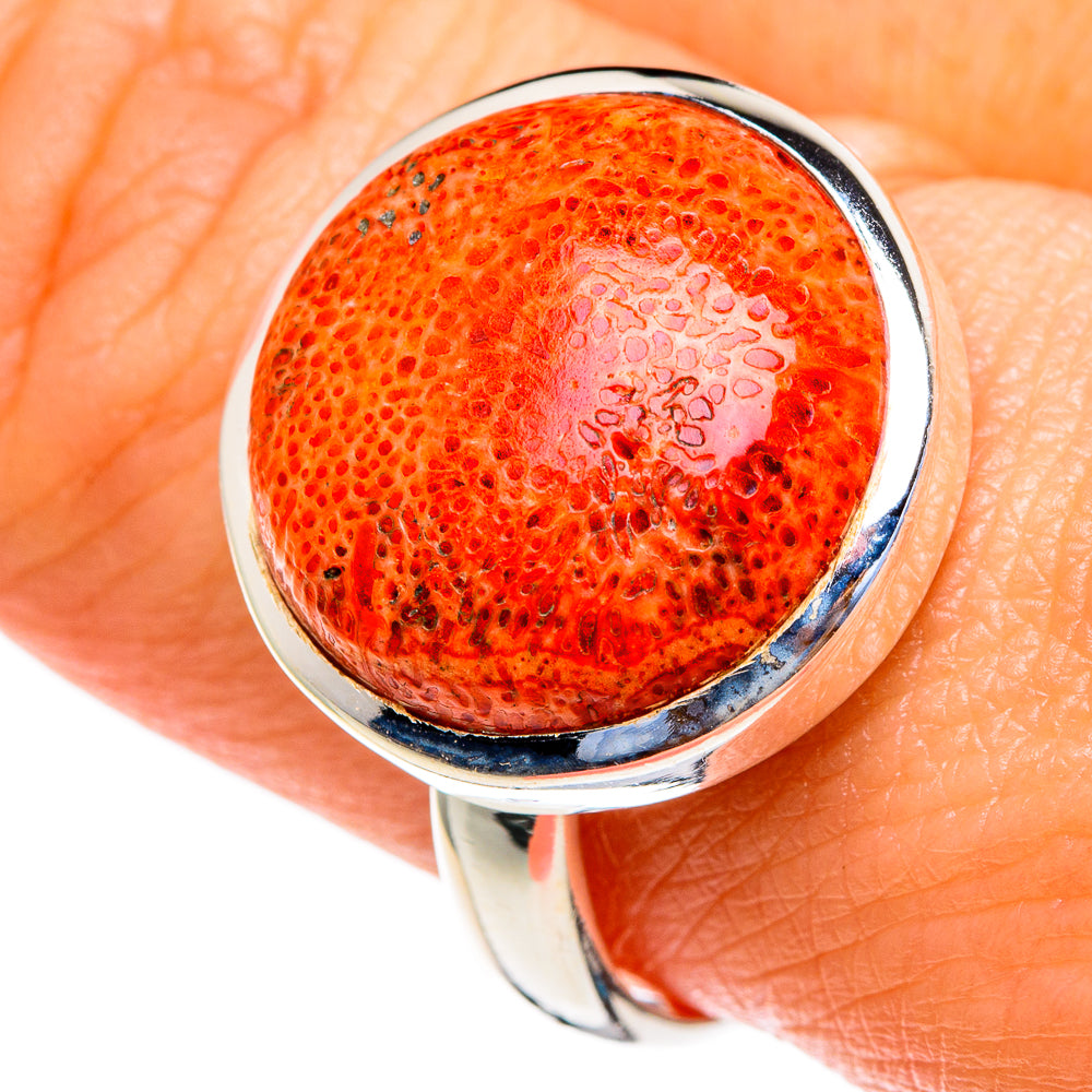 Sponge Coral Rings handcrafted by Anasilvercos - RING85555