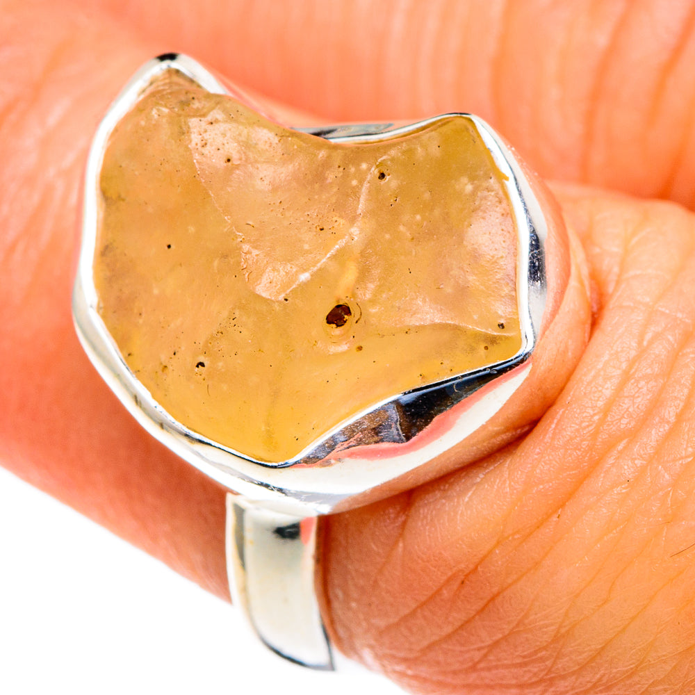 Libyan Glass Rings handcrafted by Anasilvercos - RING85556