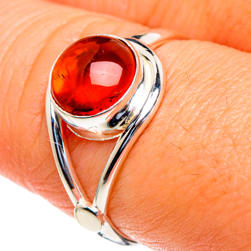 Baltic Amber Rings handcrafted by Anasilvercos - RING85557