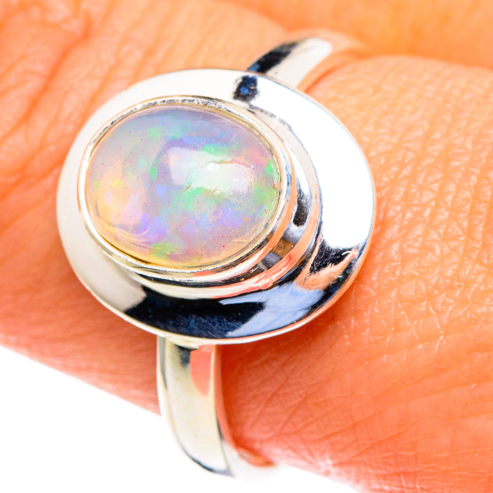 Ethiopian Opal Rings handcrafted by Anasilvercos - RING85574