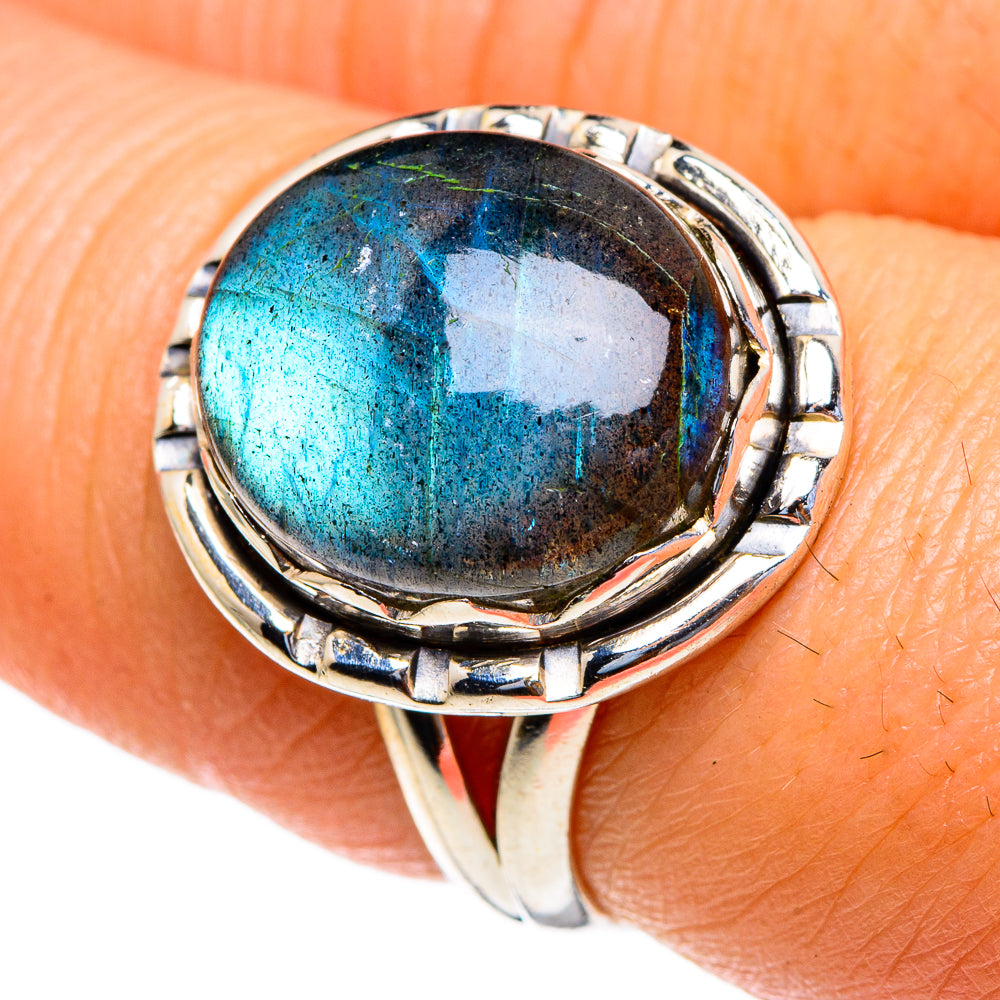 Labradorite Rings handcrafted by Anasilvercos - RING85576