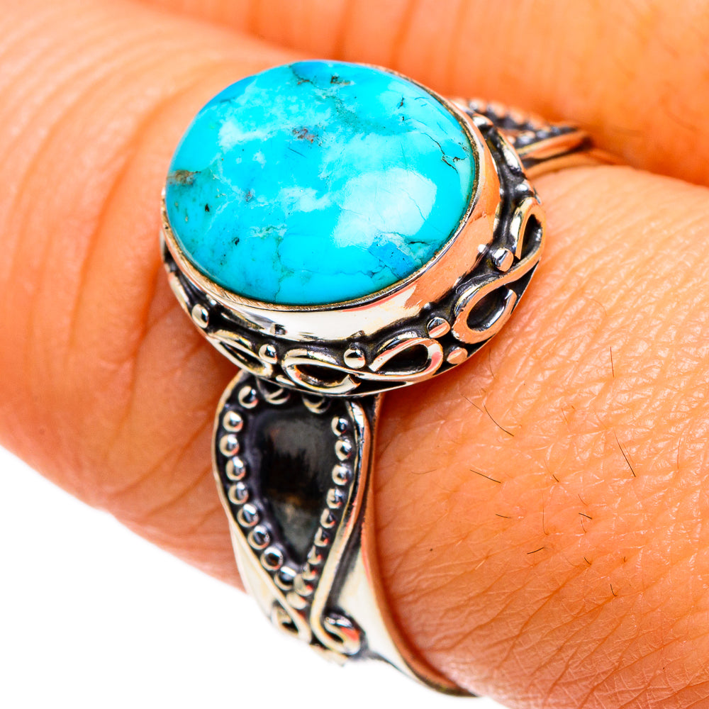Chrysocolla Rings handcrafted by Anasilvercos - RING85577
