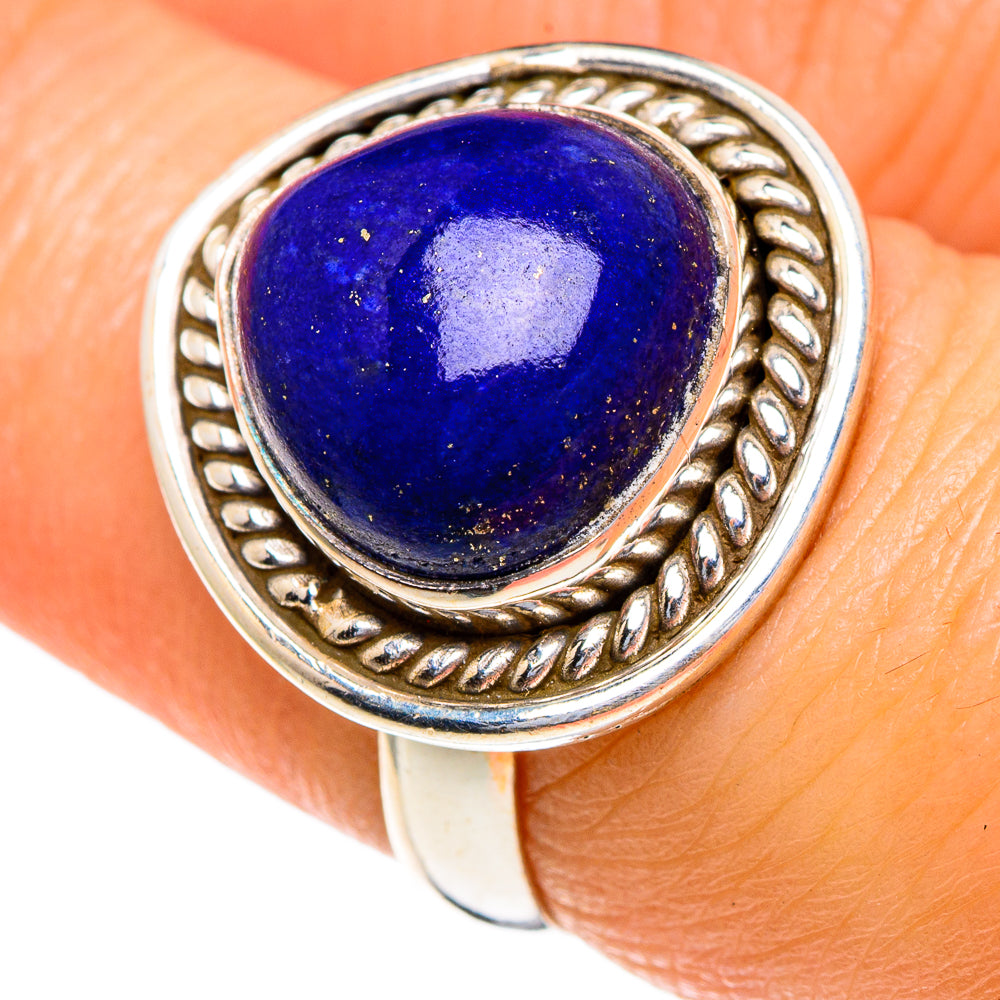 Lapis Lazuli Rings handcrafted by Anasilvercos - RING85582