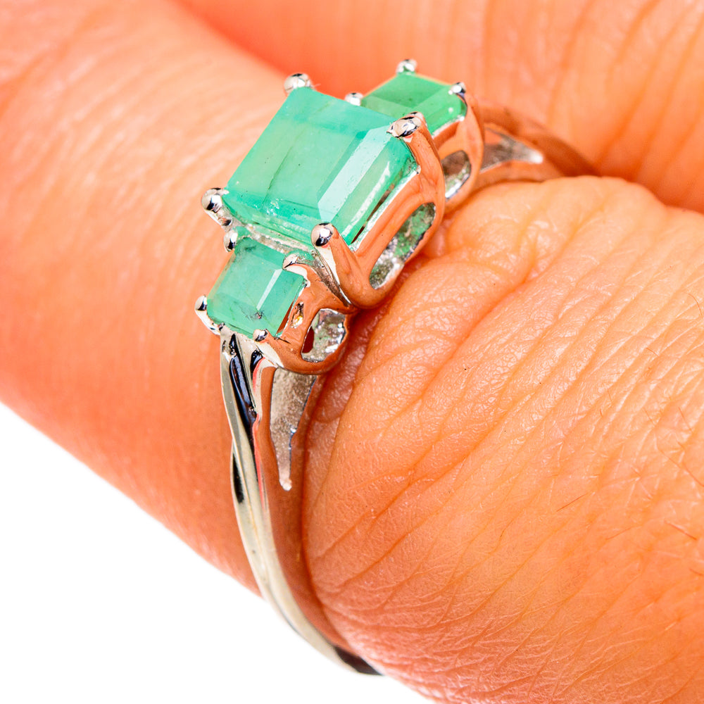 Emerald Rings handcrafted by Anasilvercos - RING85589