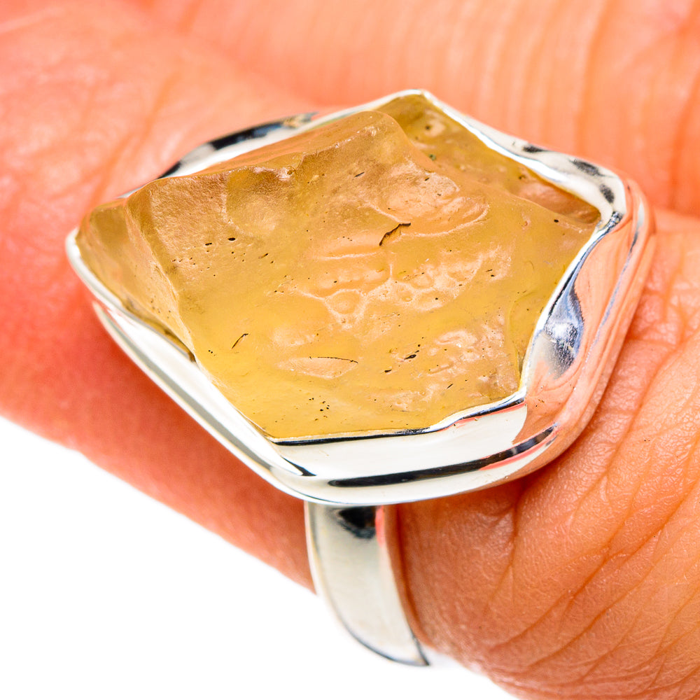 Libyan Glass Rings handcrafted by Anasilvercos - RING85598