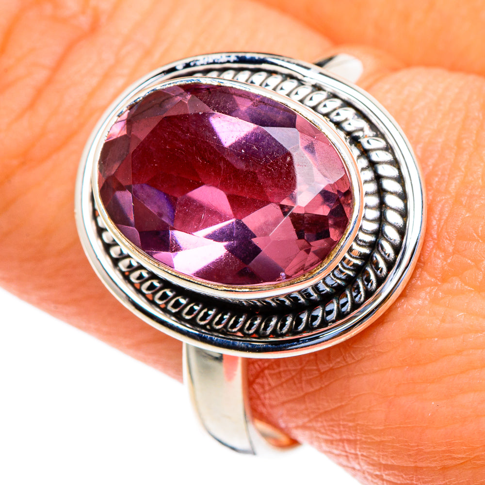 Color Change Alexandrite (lab.) Rings handcrafted by Anasilvercos - RING85606