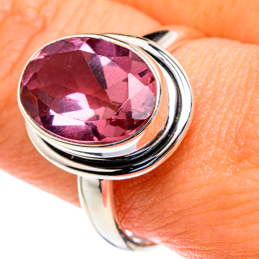 Color Change Alexandrite (lab.) Rings handcrafted by Anasilvercos - RING85608