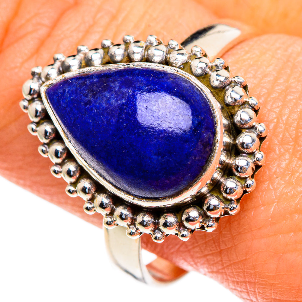 Lapis Lazuli Rings handcrafted by Anasilvercos - RING85622