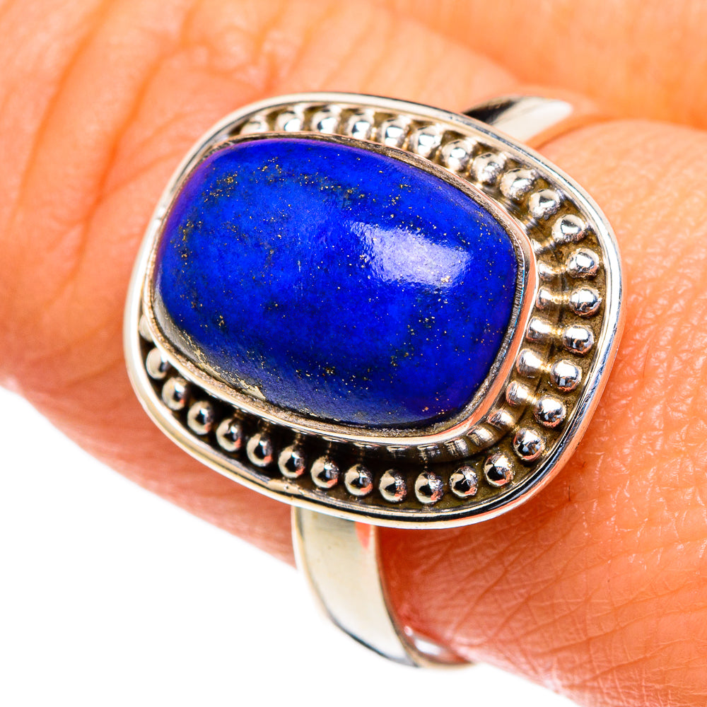 Lapis Lazuli Rings handcrafted by Anasilvercos - RING85624