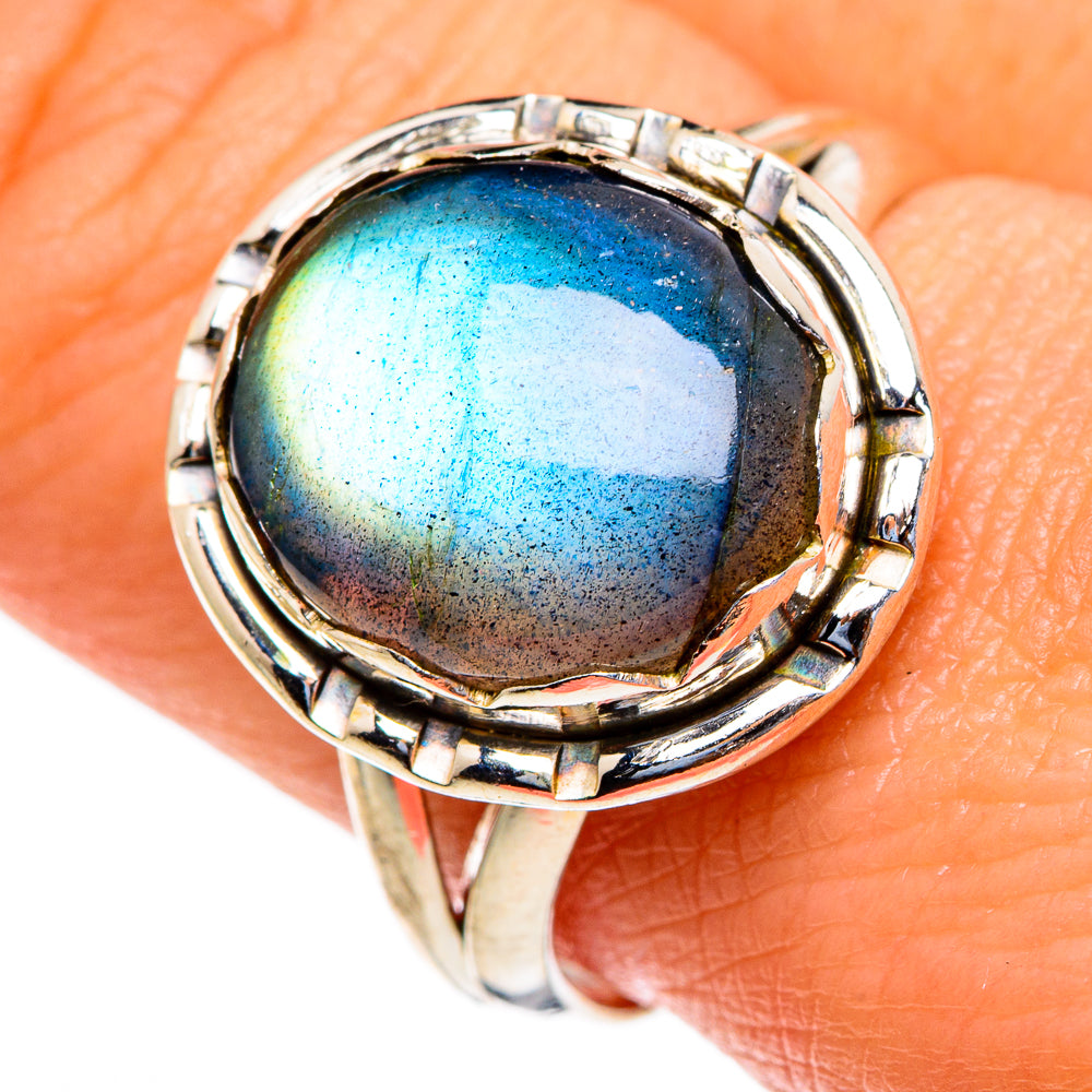 Labradorite Rings handcrafted by Anasilvercos - RING85627