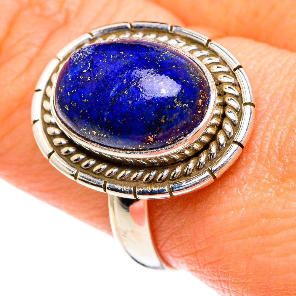 Lapis Lazuli Rings handcrafted by Anasilvercos - RING85629