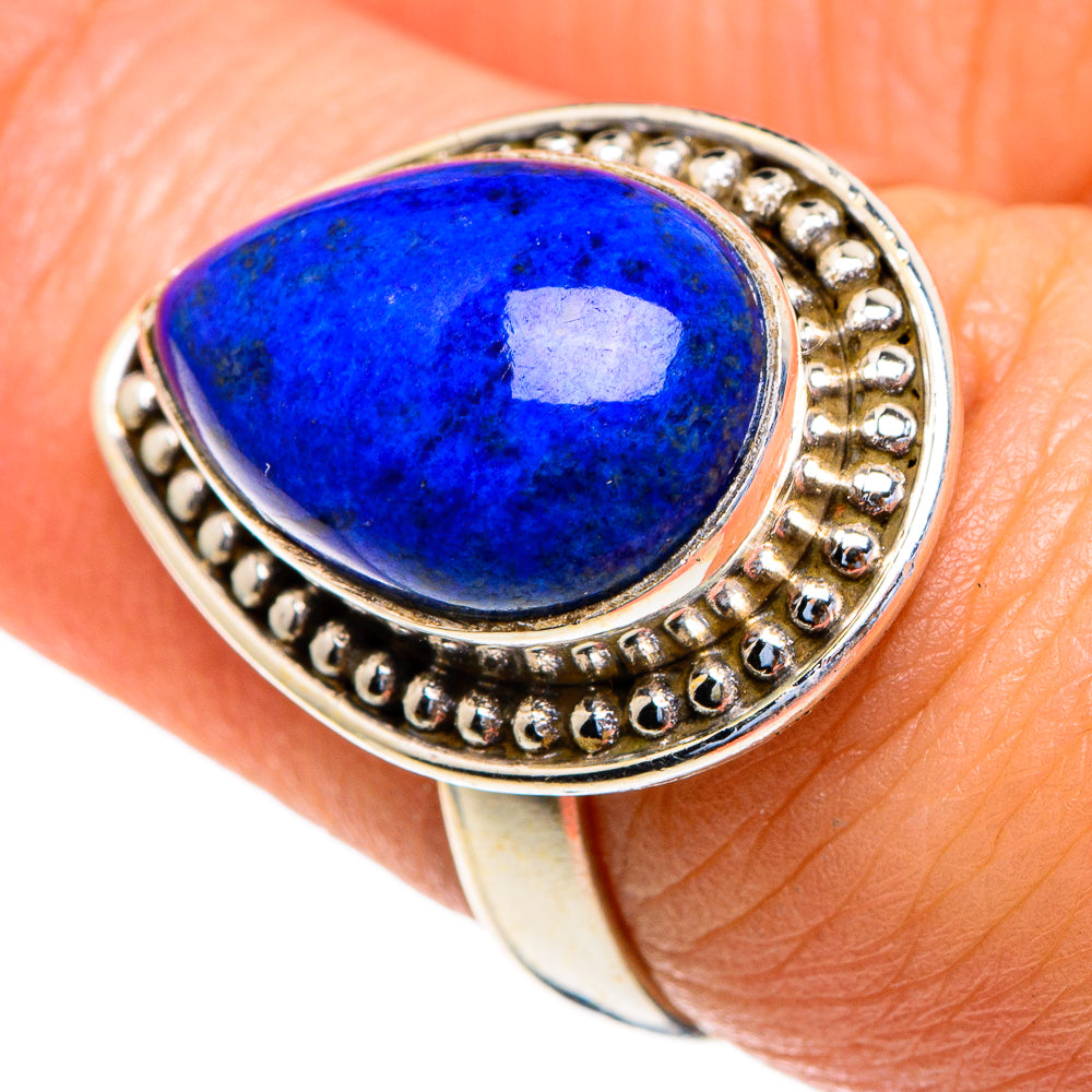 Lapis Lazuli Rings handcrafted by Anasilvercos - RING85631
