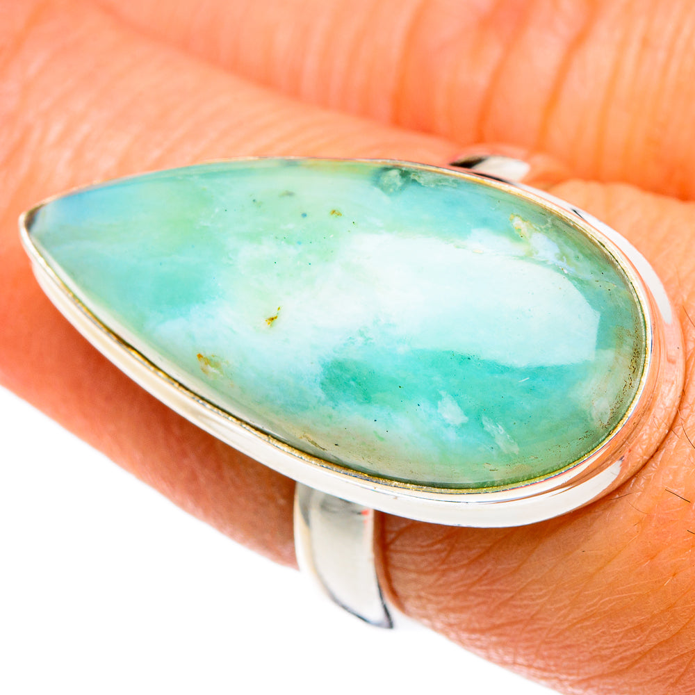 Peruvian Opal Rings handcrafted by Anasilvercos - RING85672