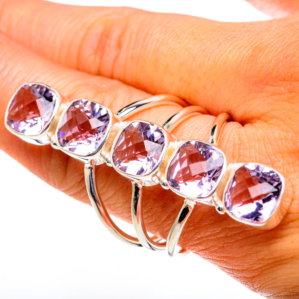 Amethyst Rings handcrafted by Anasilvercos - RING85683