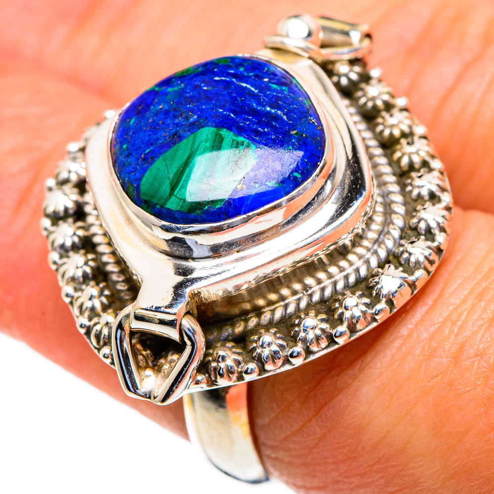 Azurite Rings handcrafted by Anasilvercos - RING85686