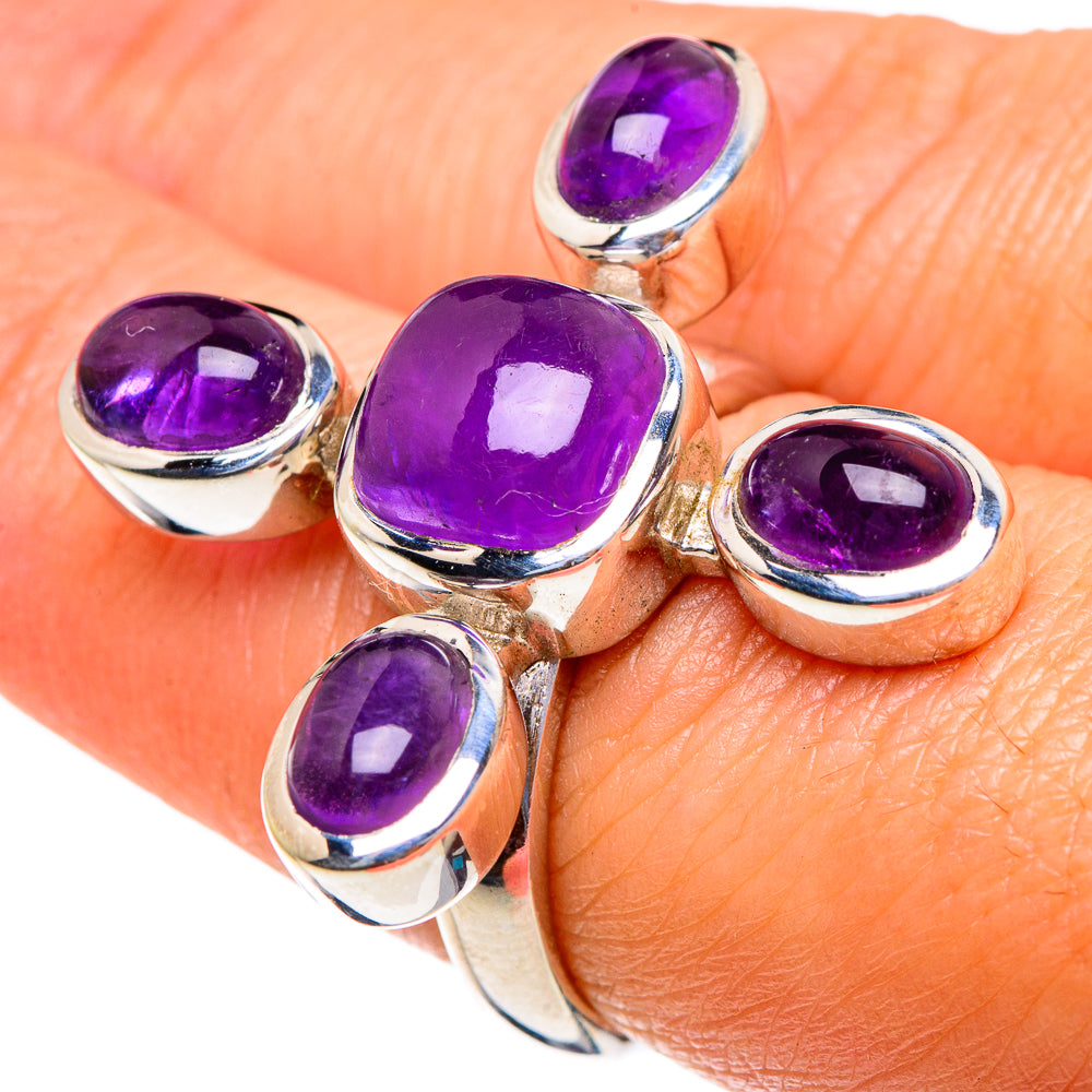 Amethyst Rings handcrafted by Anasilvercos - RING85706