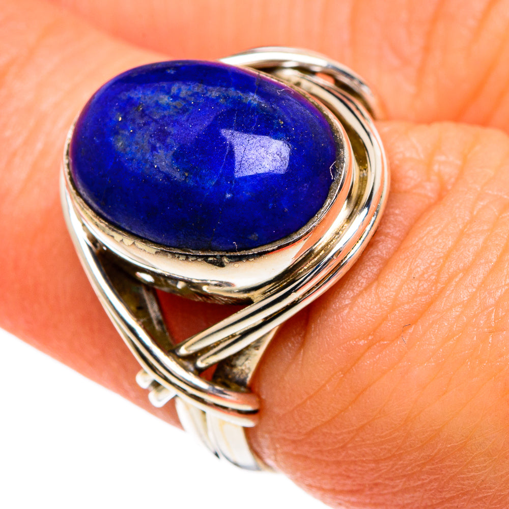 Lapis Lazuli Rings handcrafted by Anasilvercos - RING85728