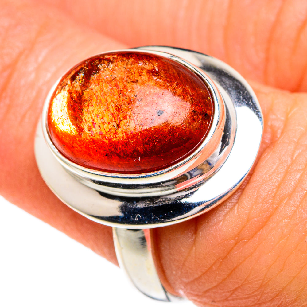 Sunstone Rings handcrafted by Anasilvercos - RING85739