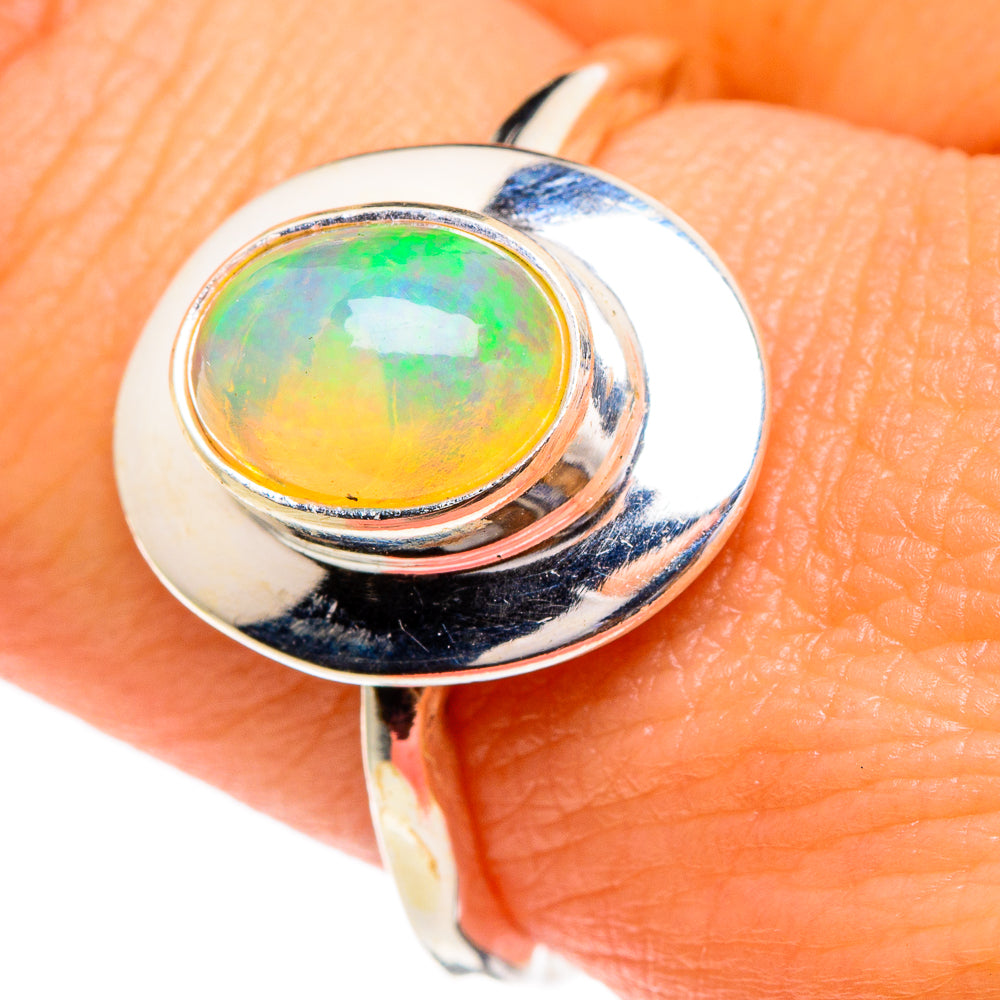 Ethiopian Opal Rings handcrafted by Anasilvercos - RING85760