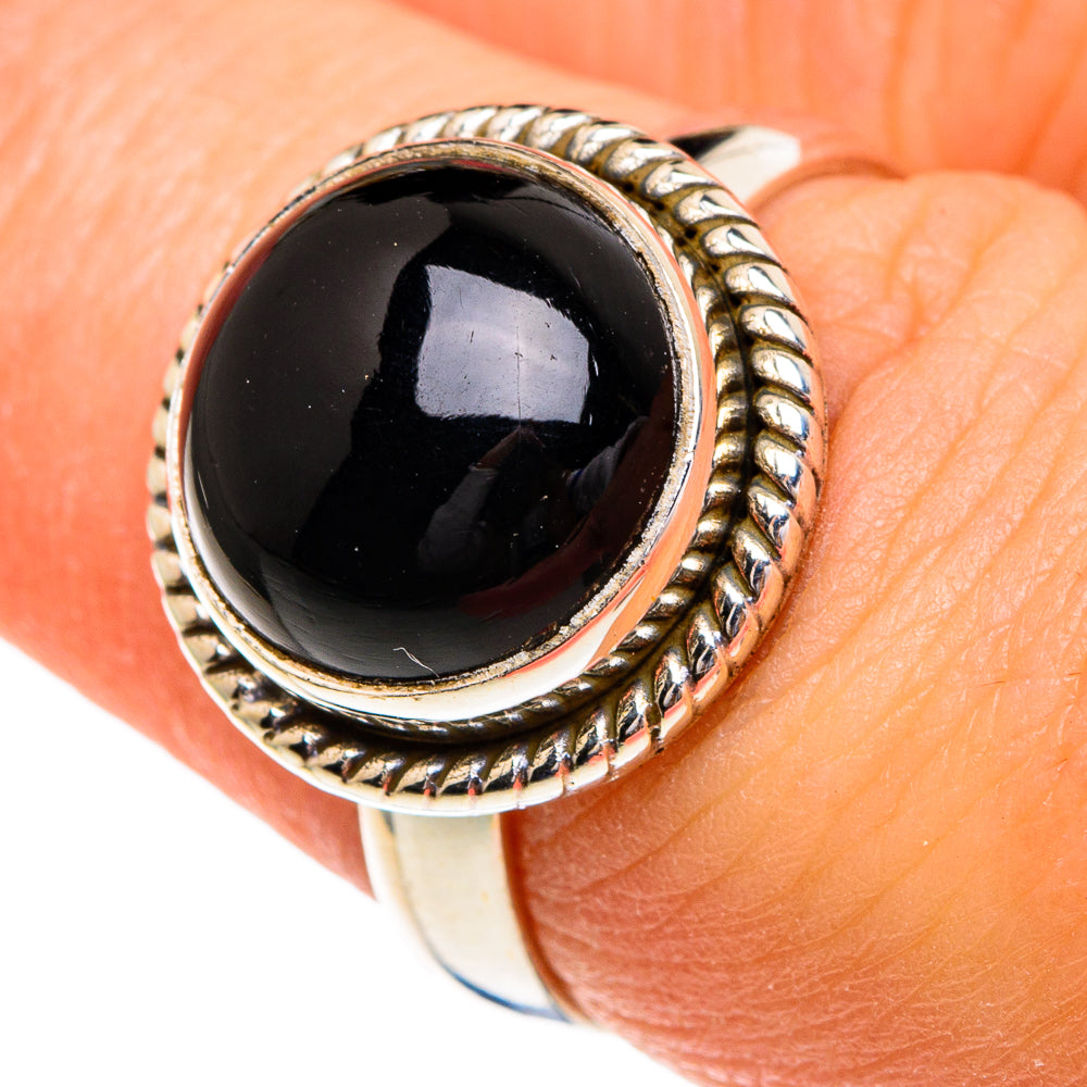 Black Onyx Rings handcrafted by Anasilvercos - RING85800