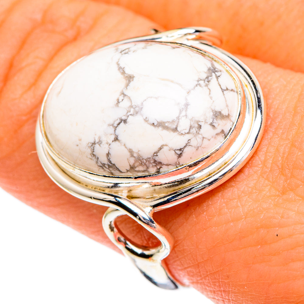 Howlite Rings handcrafted by Anasilvercos - RING85805