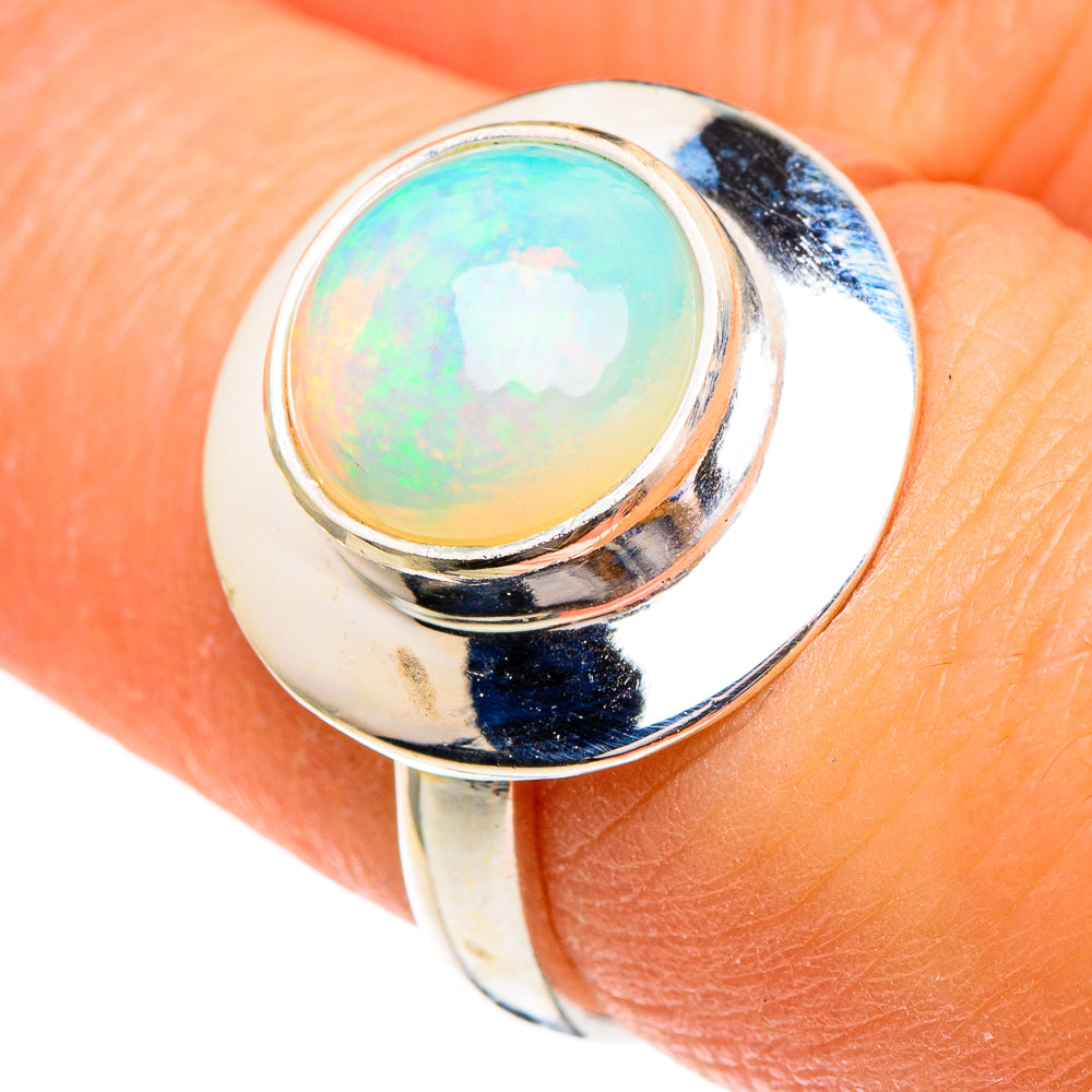 Ethiopian Opal Rings handcrafted by Anasilvercos - RING85808