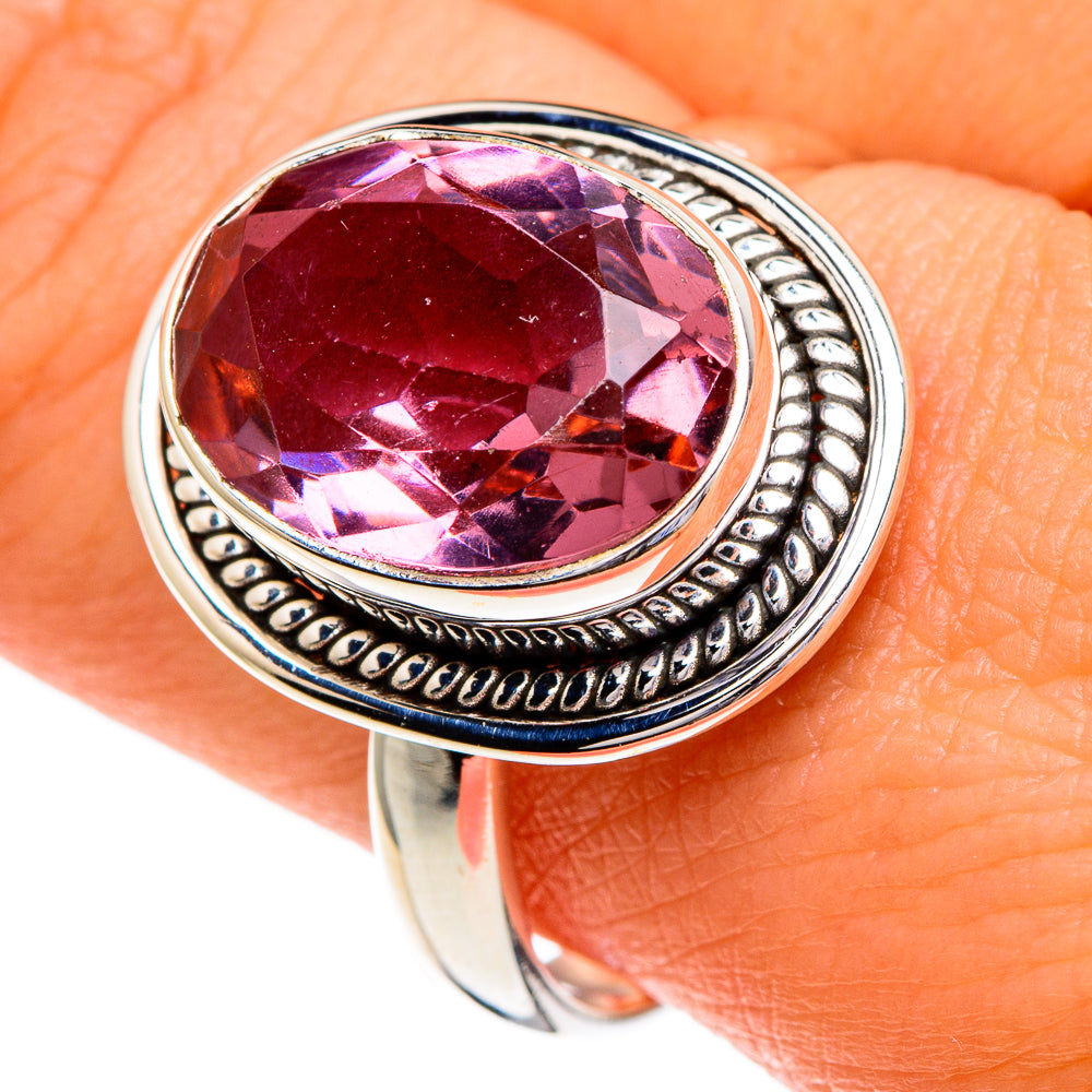 Color Change Alexandrite (lab.) Rings handcrafted by Anasilvercos - RING85842