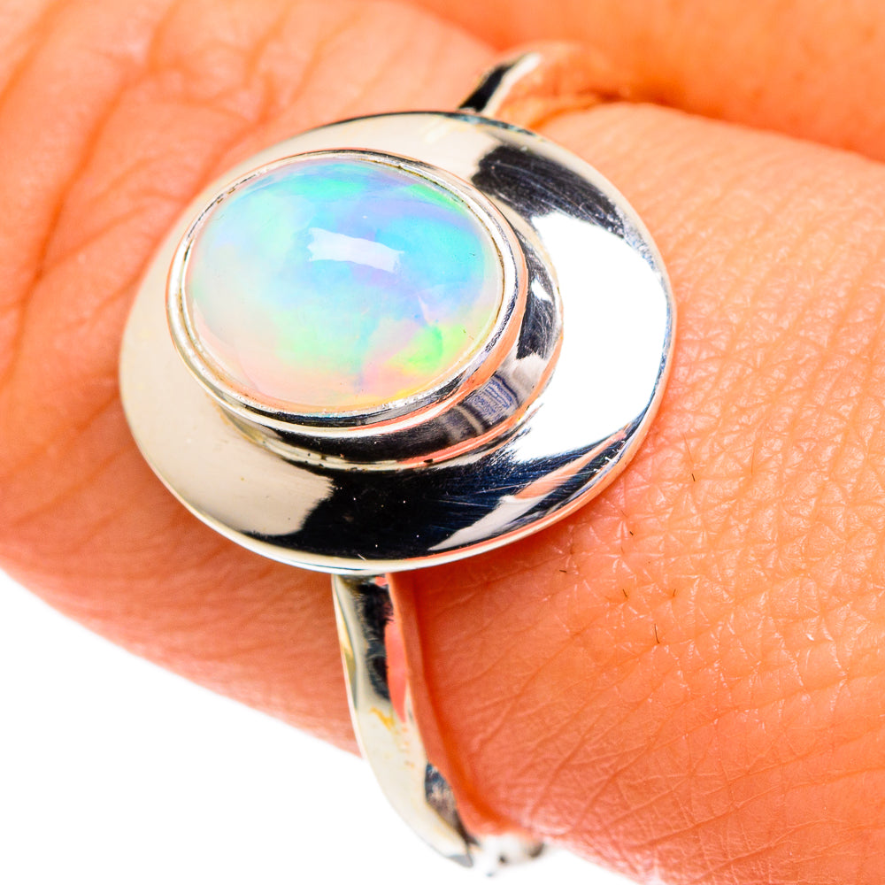 Ethiopian Opal Rings handcrafted by Anasilvercos - RING85855