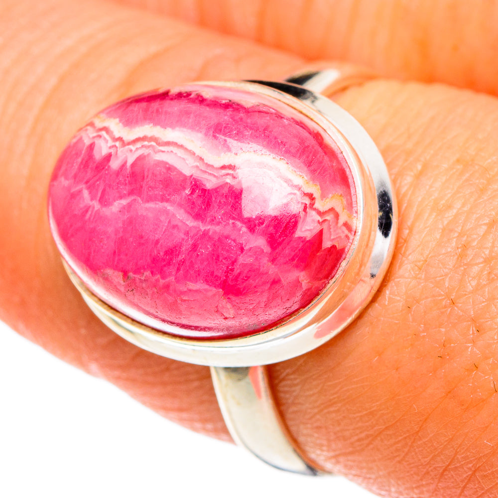 Rhodochrosite Rings handcrafted by Anasilvercos - RING85889