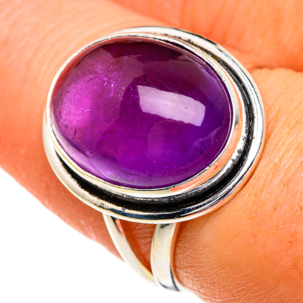 Amethyst Rings handcrafted by Anasilvercos - RING85892