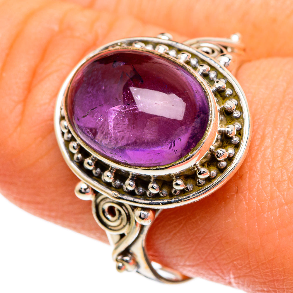 Amethyst Rings handcrafted by Anasilvercos - RING85895